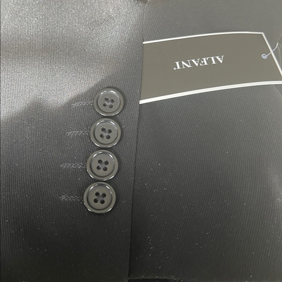 NWT Alfani Elegant Black Suit Men’s Jacket size L - Picture 3 of 9